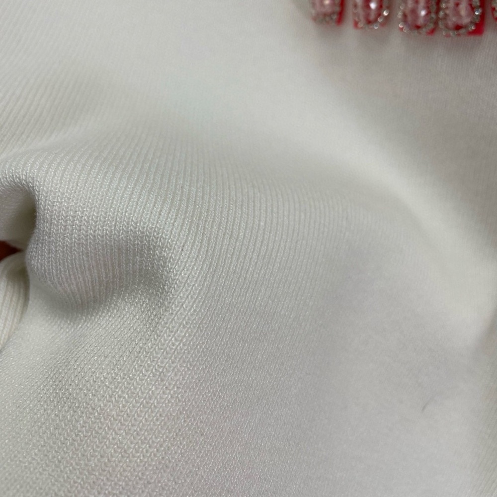Miu Miu Red Diamond Logo White Vest - Picture 4 of 6